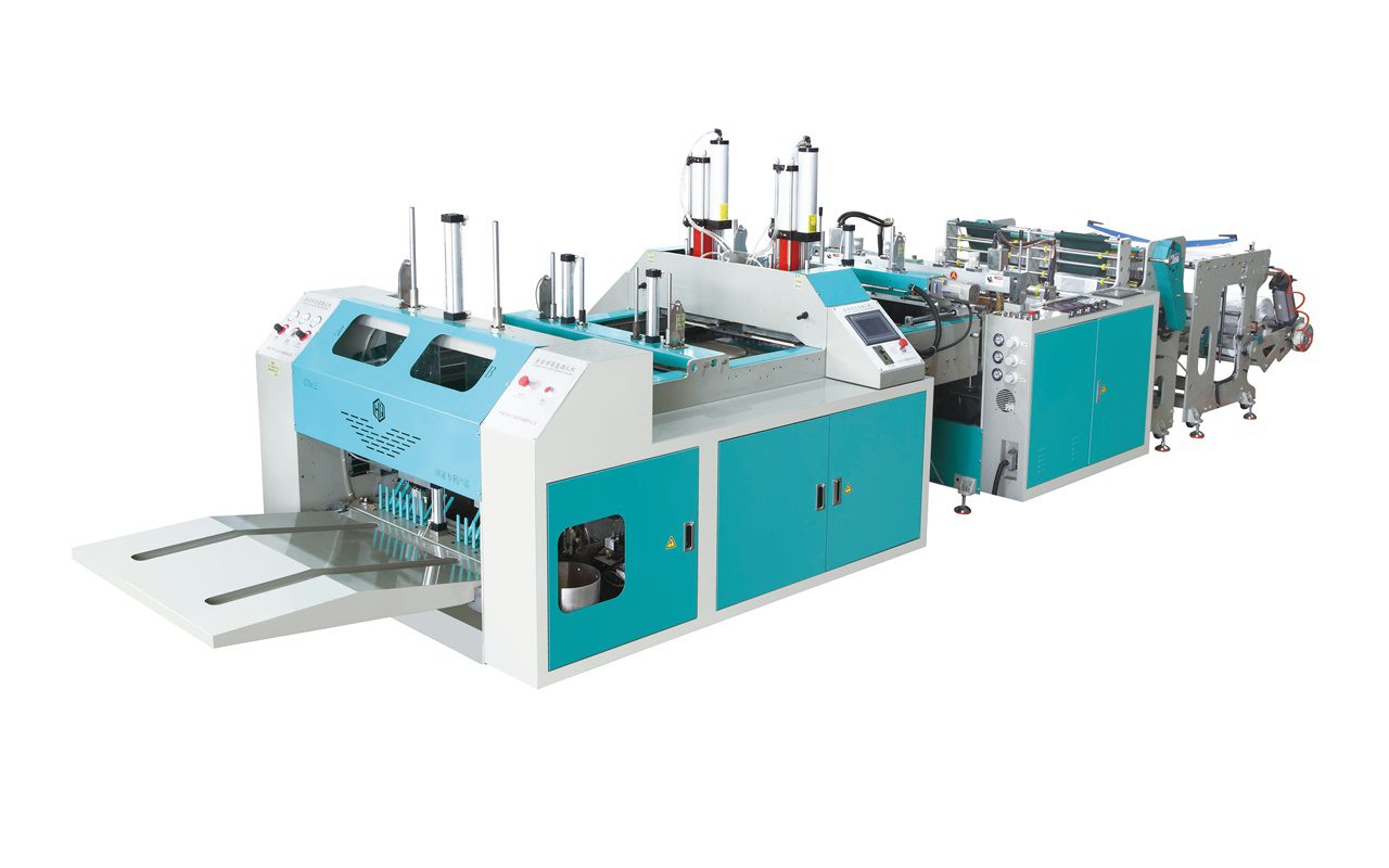 Auto Folding High-Speed Heat-Seal & Cut Vest Bag Machine
